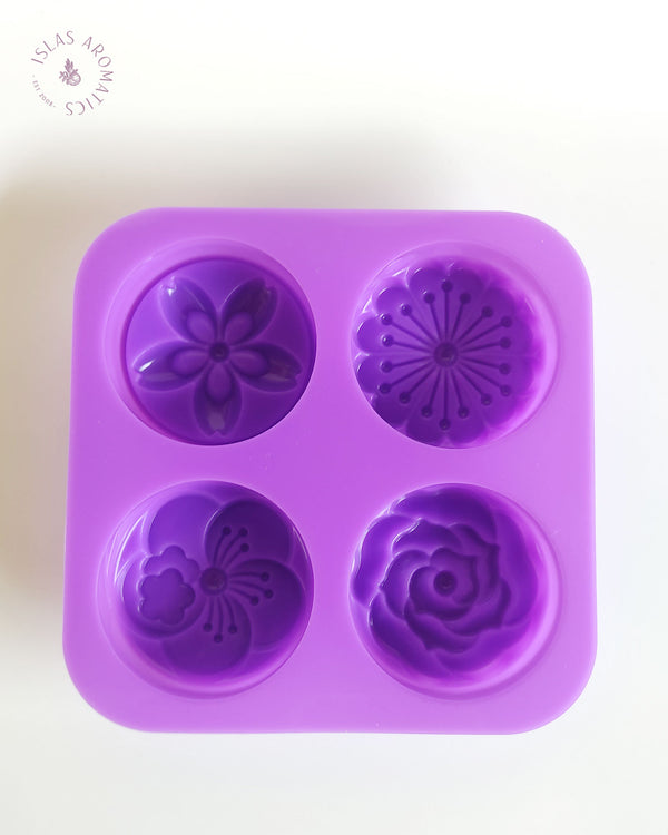 Round Mold w/ Floral Embed - Design #2