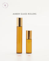 Amber Roller Bottles | Amber Glass Roller | ISLAS Aromatics